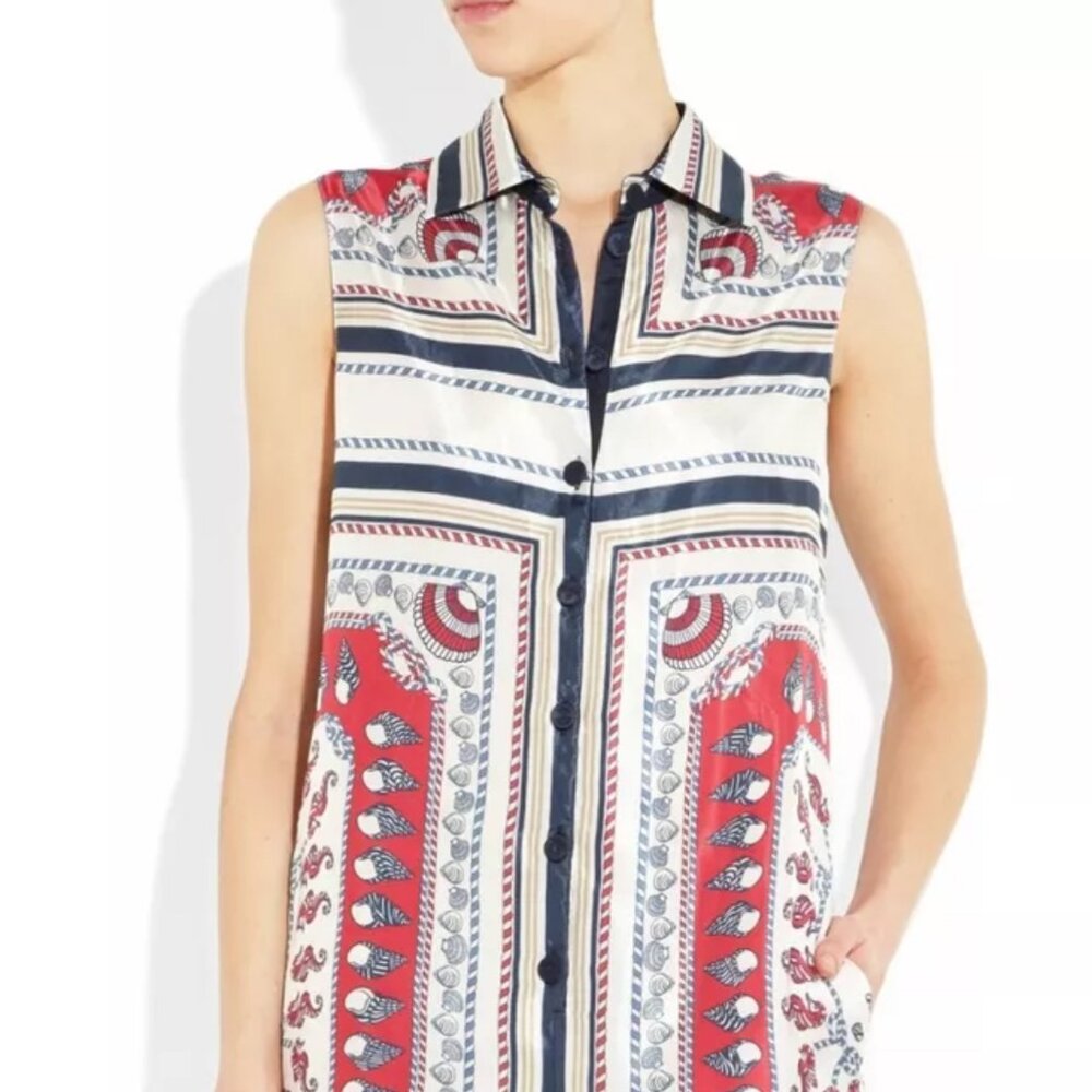 Chic Philosophy di Alberta Ferretti Rayon Romper, Size 4